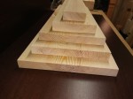 Deska heblowana   15 x 3 cm - SOSNA