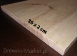 Deska  -  30 x 2 cm -  heblowana 