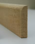 Listwa przypodłogowa -  Dębowa  6 x 1 cm – cokół podłogowy