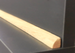 Ćwierćwałek  1 x 1 cm - wypukły - SOSNA